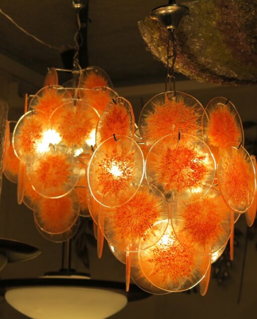 1970' Lustre Venini Style Vistosi 26 Pièces – Image 5