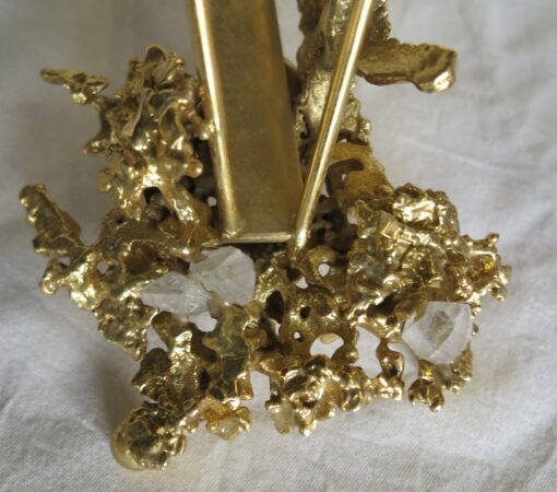 Parure de bureau  Bronze et Cristal par Boeltz /Roméo – Image 3