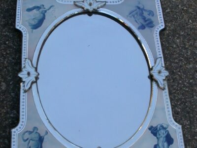 Miroir vénitien aux 4 saisons allégorie de la Femme