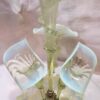 1880/1900  Glass Cup Opalescent With 4 Cornets N3 - Image 6