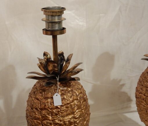 1970' Paire de Lampes Ananas – Image 6