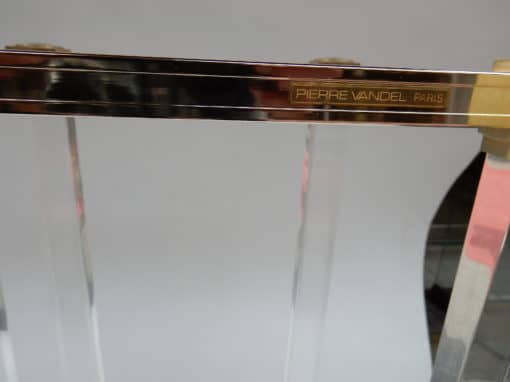 1970' Paire de Sellettes Altuglass Signée Pierre Vandel Paris – Image 6