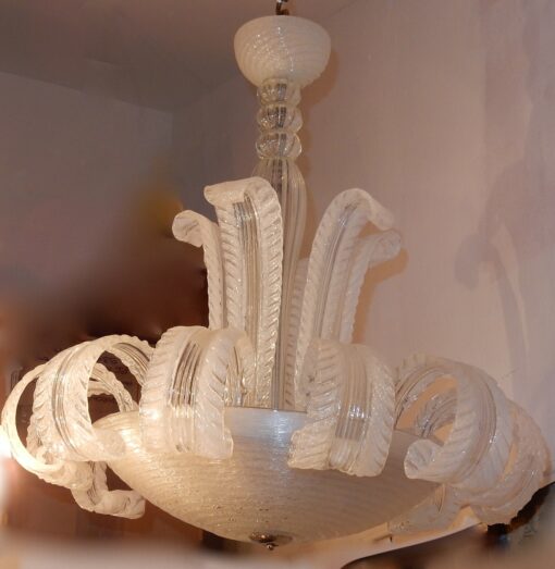 1950/70 Chandelier Barovier y Toso Jet of Water Murano