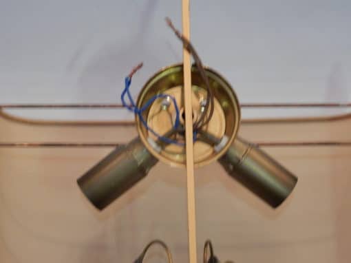 1970 ' 4 Wall Lamp  Maison Charles to the Foliages of Laurel - Image 6