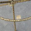 1880 'Pedestal Tripod Decor Bamboo Brass with Green Marble Veined Tray In The Style of Giroux - Image 2