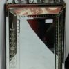 1950's Venetian Mirror With a Floral Decor and with Bubbles - Image 3