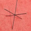 1950/70's Jacques Adnet Brass Tripod  Folding Pedestal or Travel Table With Glass Tray - Image 4