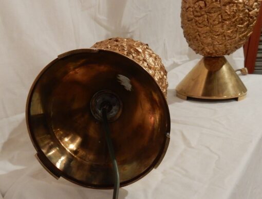1970' Paire de Lampes Ananas – Image 4
