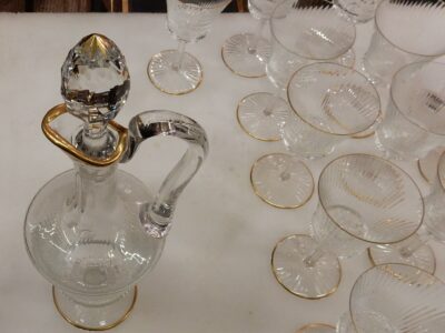 1950' Crystal Serveware From St Louis Apollo 36 Pieces