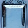 1950's Venetian Mirror With a Floral Decor and with Bubbles