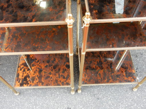 1950/70' Pair of Shelves has 3 Levels Maison Baguès With Olded Mirror (Hold) - Image 12