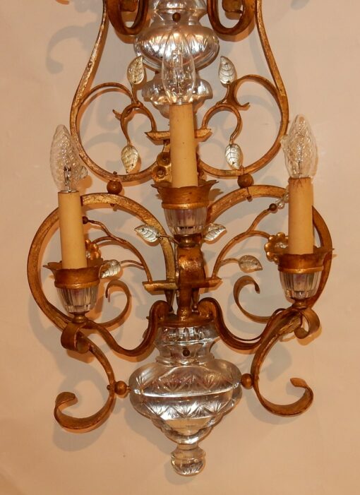 1970'  Wall Lamp in the Style of Maison Baguès H 104 cm - Image 6