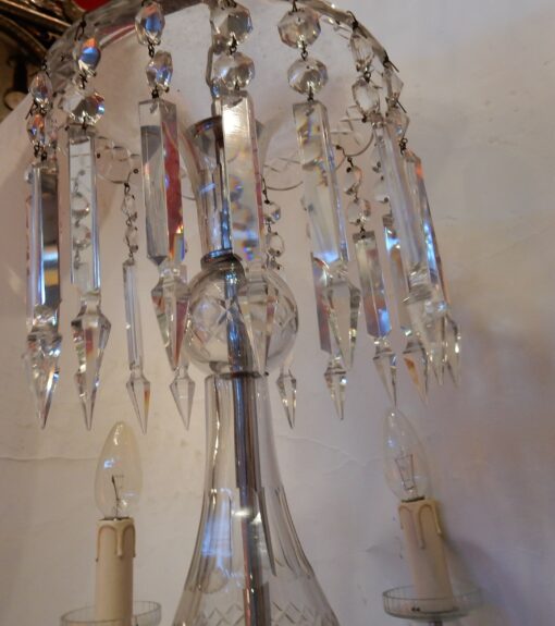 1920/40' Bohemian Or Baccarat  Crystal Chandelier 6 Arms - Image 2