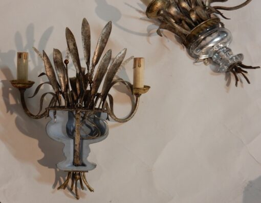 1970' Pair Wall Lamp  in the Style of Maison Baguès Ou Banci - Image 4