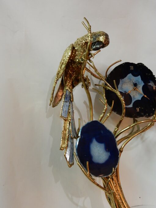 1970 'Enlightening Clock with Parrot FERNANDEZ or DUVAL BRASSEUR For HONORE - PARIS - Image 7