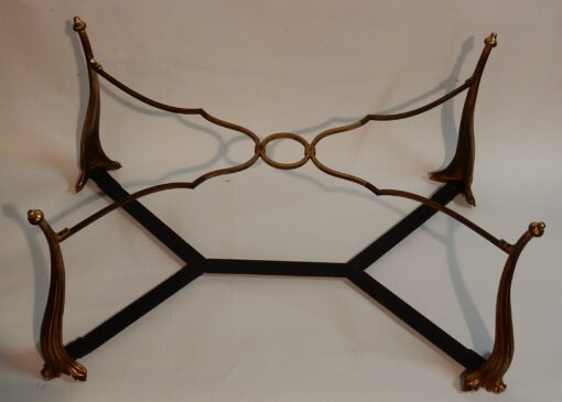 1940/50 Coffee Table Tray Lacquer of China Maison Baguès in Bronze Deco - Image 2