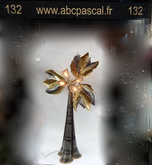 1970-1980 Floor Lamp With Butterfly DLG Duval Brasseur - Image 4