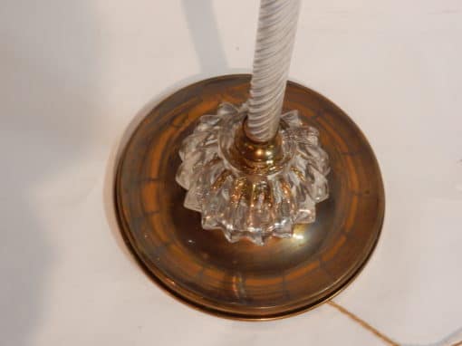 1950/70 Lampadaire Cristal Et Laiton Saint Louis – Image 6