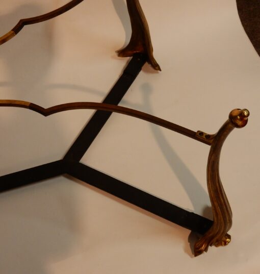 1940/50 Coffee Table Tray Lacquer of China Maison Baguès in Bronze Deco - Image 3