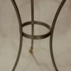 1970/80' Paire de Guéridons Ou Similaires Bronze Doré Et Argenté Style Maison Charles – Image 6