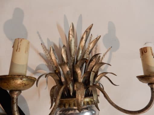 1970' Pair Wall Lamp  in the Style of Maison Baguès Ou Banci - Image 7