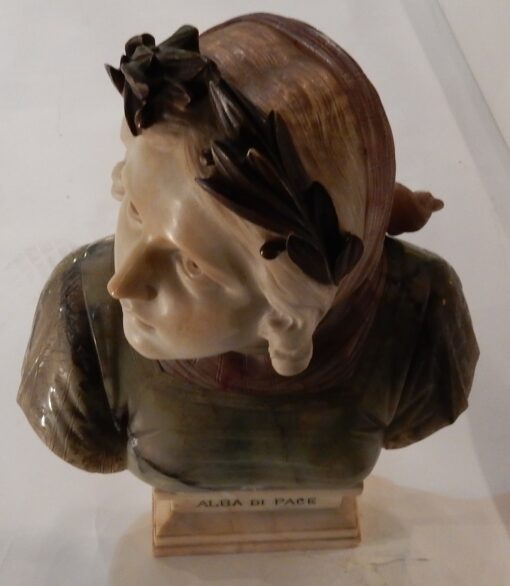 1900' Bust Alabaster  Alba Di Pace - Image 8