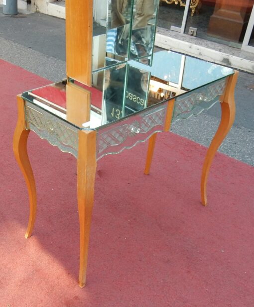 1960 'Art Deco Venitian Hairdresser With Mirror Tryptique - Image 6