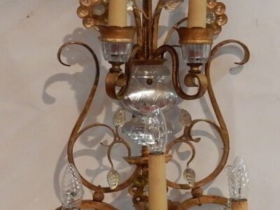 1970'  Wall Lamp in the Style of Maison Baguès H 104 cm