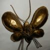 1970' Wall Lamp Butterfly Duval Brasseur Or Isabelle Faure With Wings Agate  30 X H  37 CM - Image 7