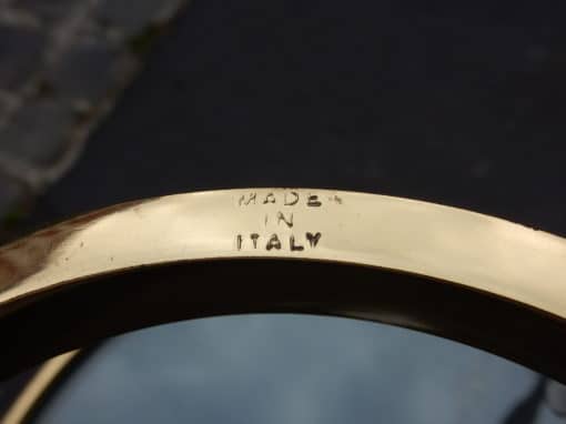 1970/80' Paire de Guéridons Bronze Doré Style Maison Charles Italie Diam 60 cm – Image 3