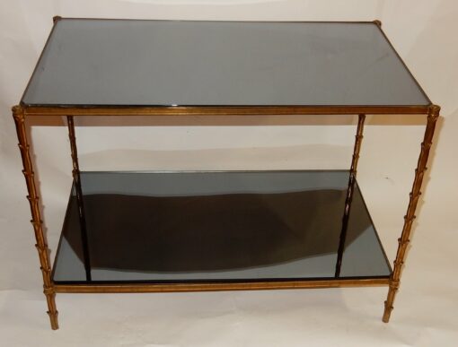 1950/70' Side Table Maison Charles, Tops In Mirror  73 X 45 cm - Image 7