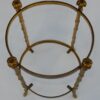 1970' Corbeille A Papier Montants Palmiers en Bronze Doré Style Maison Charles – Image 6