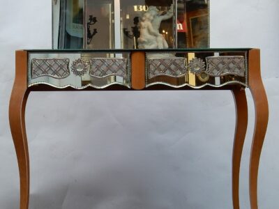 1960 'Art Deco Venitian Hairdresser With Mirror Tryptique