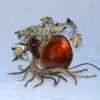 1970' Lampe A La Grappe De Raisins  FERNANDEZ ou DUVAL BRASSEUR Pour  HONORE PARIS Ou Isabelle Faure