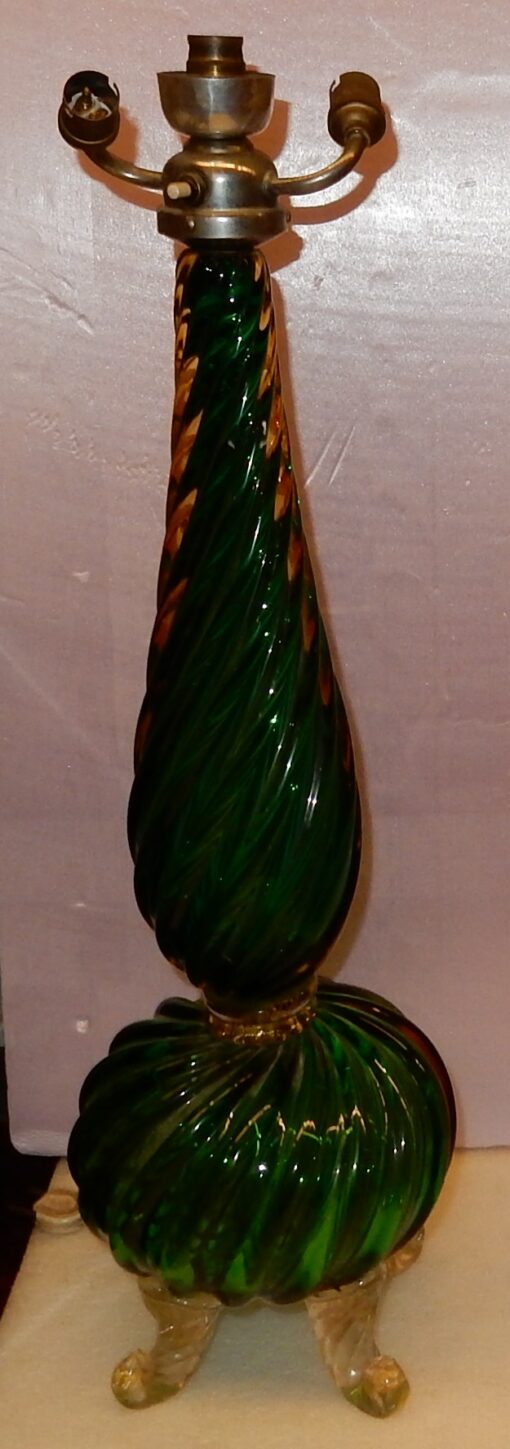 1950-70 '  Crystal Lamp Hétérochromic of Murano Barovier i Toso - Image 5