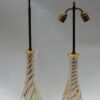 1950/70  Pair of Lamps in Murano Glass With Gold Inside Seguso Di Murano Signed - Image 8