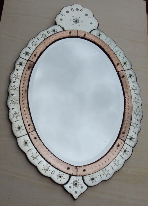 1950/70' Venitian Mirror 2 Colours 112 X 72 cm