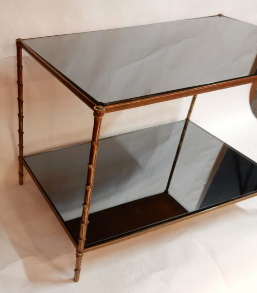 1950/70' Side Table Maison Charles, Tops In Mirror  73 X 45 cm - Image 6