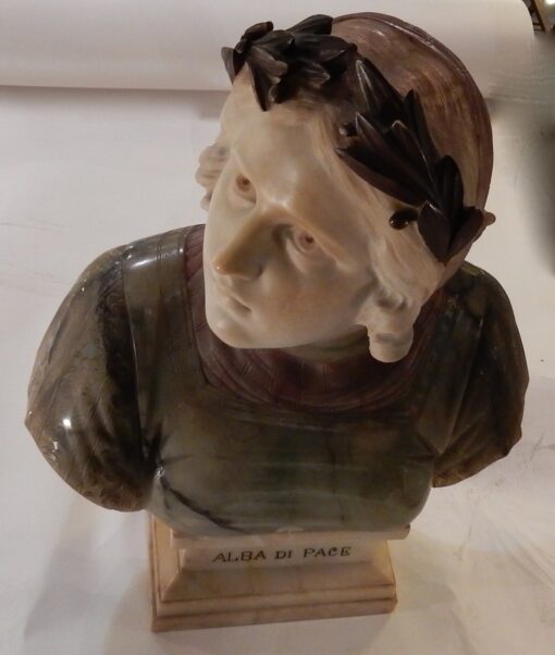 1900' Bust Alabaster  Alba Di Pace