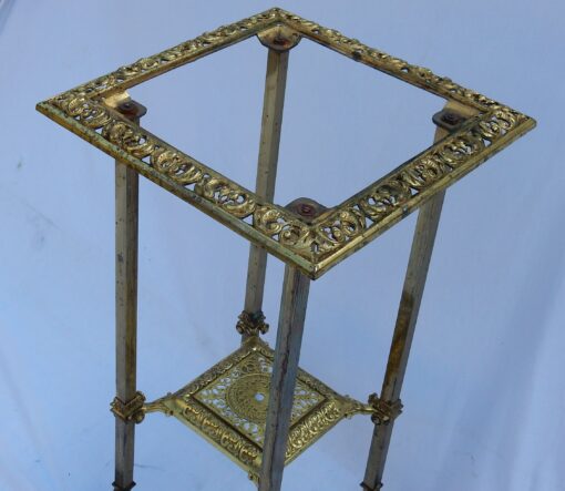 1880/1900 'Bolster Style Louis 14 Bronze And Onyx - Image 8