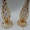 1950/70  Pair of Lamps in Murano Glass With Gold Inside Seguso Di Murano Signed - Image 4