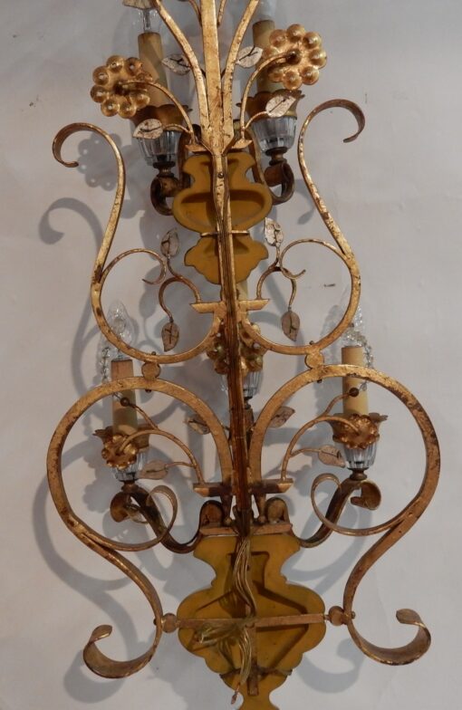 1970'  Wall Lamp in the Style of Maison Baguès H 104 cm - Image 2
