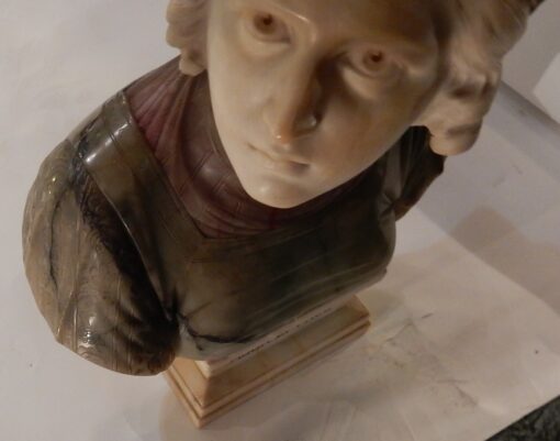 1900' Bust Alabaster  Alba Di Pace - Image 6
