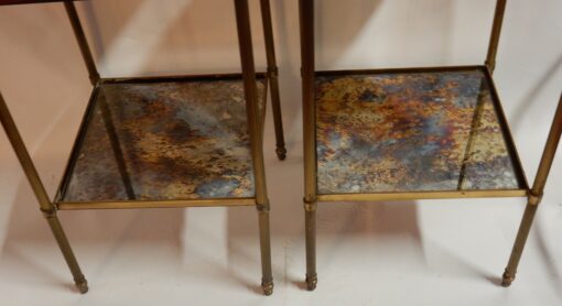 1950/70'  Pair of End of Sofa in the Style of Maison Baguès 34 X 34  cm - Image 3