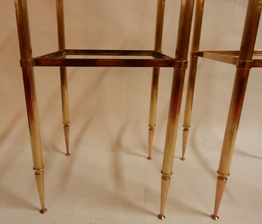 1950/70'  Pair of End of Sofa in the Style of Maison Bagués 31 X 31  cm - Image 4
