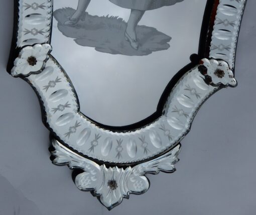1920/40 Pair Of Mirrors With Elegant - Image 6