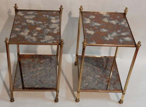 1950/70'  Pair of End of Sofa in the Style of Maison Baguès 40 X 32  cm