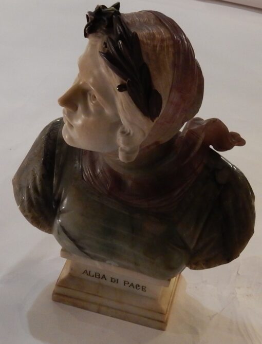 1900' Bust Alabaster  Alba Di Pace - Image 4