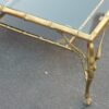 1950/70' Table Basse en Bronze Aux Cygnes et Ses 6 Bouts de canapés 145 x 94 cm – Image 5