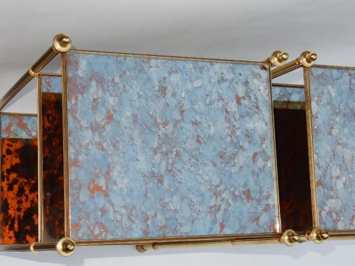 1950/70' Pair of Shelves has 3 Levels Maison Baguès With Olded Mirror (Hold) - Image 3